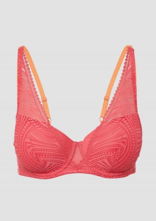 s.Oliver Schalen-BH mit Spitzen-Details - koralle s.Oliver Schalen-BH mit Spitzen-Details - koralle