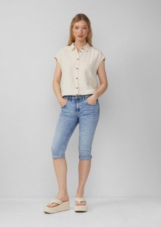s.Oliver Capri-Jeans Catie / Slim Fit / Mid Rise - blau
