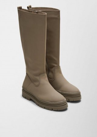 s.Oliver Stiefel in Leder-Optik - hellbraun s.Oliver Stiefel in Leder-Optik - hellbraun