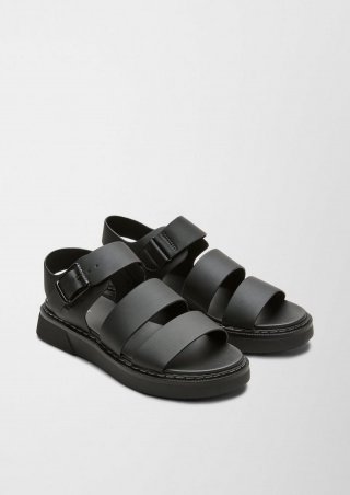 s.Oliver Sandalen im legeren Look - schwarz s.Oliver Sandalen im legeren Look - schwarz