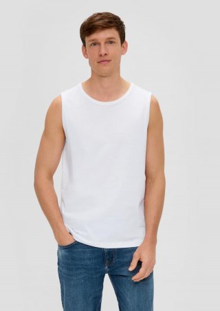 s.Oliver Tanktop im 2er-Pack - weiß s.Oliver Tanktop im 2er-Pack - weiß