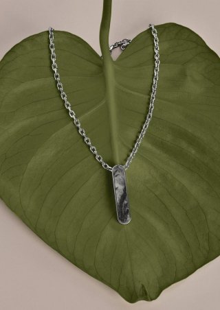 s.Oliver Edelstahlkette mit Anhänger - silber s.Oliver Edelstahlkette mit Anhänger - silber