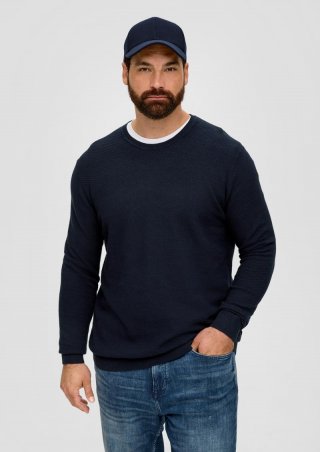 s.Oliver Pullover aus Baumwolle - navy s.Oliver Pullover aus Baumwolle - navy