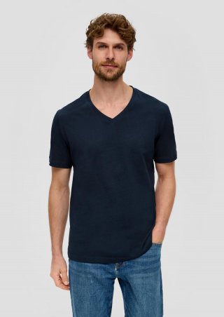 s.Oliver Basic-T-Shirt aus Baumwolle im 2er-Pack - navy s.Oliver Basic-T-Shirt aus Baumwolle im 2er-Pack - navy