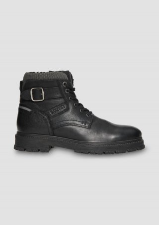s.Oliver Stiefel aus Leder - schwarz s.Oliver Stiefel aus Leder - schwarz