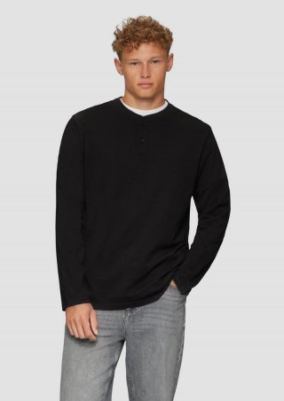 s.Oliver Henley mit Knopfverschluss - schwarz s.Oliver Henley mit Knopfverschluss - schwarz