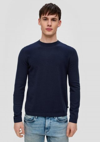 s.Oliver Basic Strickpullover - tiefblau s.Oliver Basic Strickpullover - tiefblau