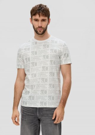 s.Oliver T-Shirt mit Logo-Print - weiß s.Oliver T-Shirt mit Logo-Print - weiß