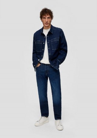 s.Oliver Regular Fit / High Rise / Tapered Leg - blau s.Oliver Regular Fit / High Rise / Tapered Leg - blau