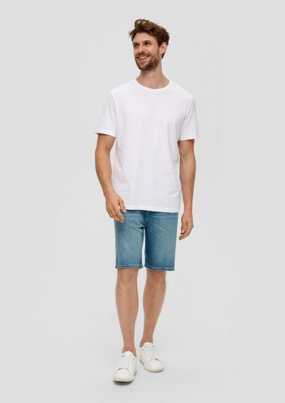 s.Oliver Jeans-Bermuda / Regular Fit / High Rise / Straight Leg - blau s.Oliver Jeans-Bermuda / Regular Fit / High Rise / Straight Leg - blau