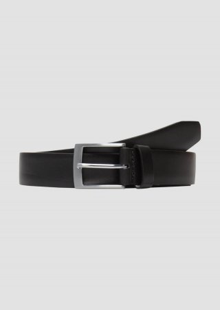 s.Oliver Schmaler Gürtel aus Leder - schwarz s.Oliver Schmaler Gürtel aus Leder - schwarz