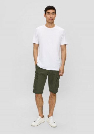 s.Oliver Cargo-Bermuda im Relaxed Fit - olivgrün s.Oliver Cargo-Bermuda im Relaxed Fit - olivgrün