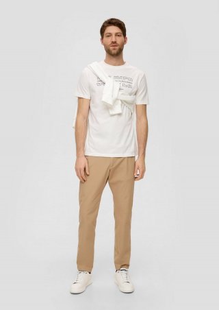 s.Oliver Regular: Hose Phoenix mit Dobby-Struktur - sandstein s.Oliver Regular: Hose Phoenix mit Dobby-Struktur - sandstein