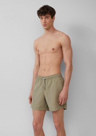 s.Oliver Badeshorts mit Tunnelzug und Eingrifftaschen - olivgrün s.Oliver Badeshorts mit Tunnelzug und Eingrifftaschen - olivgrün