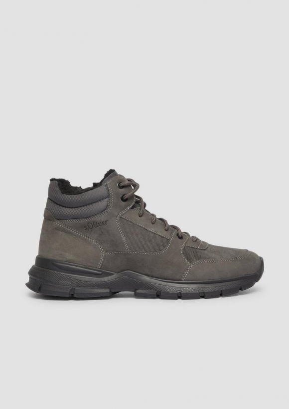 s.Oliver Stiefel mit Schnürung - dunkelgrau s.Oliver Stiefel mit Schnürung - dunkelgrau