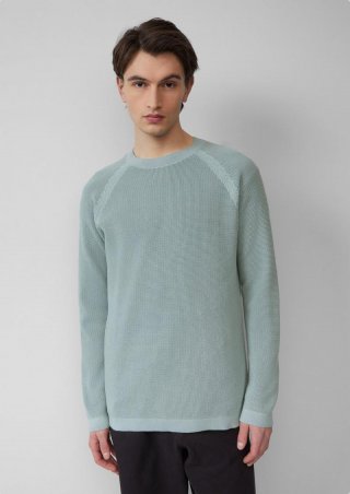 s.Oliver Gewaschener Strickpullover mit Struktur - salbeigrün s.Oliver Gewaschener Strickpullover mit Struktur - salbeigrün