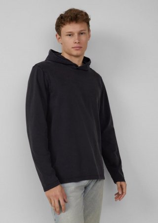 s.Oliver Soft gewaschener Hoodie - schwarz s.Oliver Soft gewaschener Hoodie - schwarz