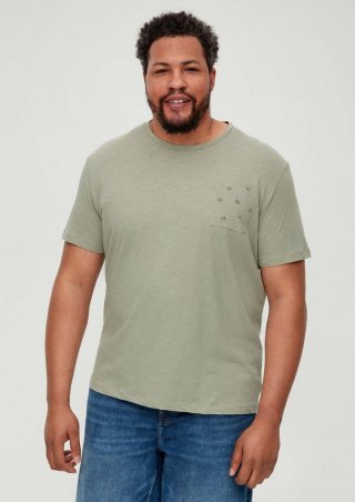 s.Oliver T-Shirt aus Baumwolle - olivgrün s.Oliver T-Shirt aus Baumwolle - olivgrün