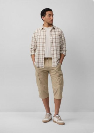 s.Oliver File: Strukturierte Bermuda im Relaxed Fit in 3/4-Länge - beige s.Oliver File: Strukturierte Bermuda im Relaxed Fit in 3/4-Länge - beige