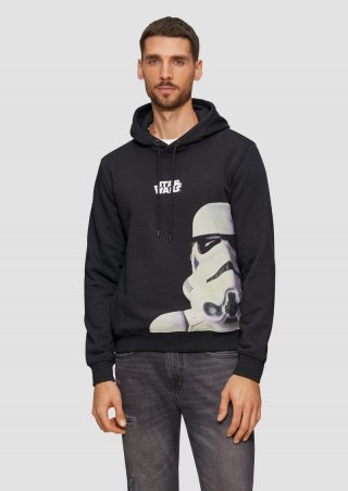 s.Oliver Hoodie mit Starwars®-Artwork - schwarz s.Oliver Hoodie mit Starwars®-Artwork - schwarz