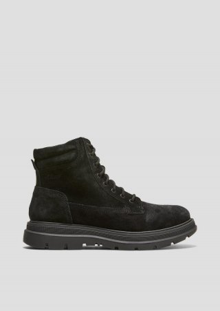 s.Oliver Gefütterte Boots aus Leder - schwarz s.Oliver Gefütterte Boots aus Leder - schwarz
