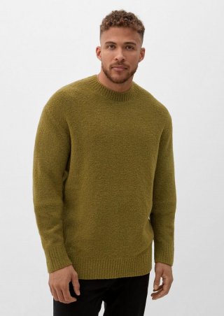 s.Oliver Pullover in Bouclé-Qualität - guacamole s.Oliver Pullover in Bouclé-Qualität - guacamole