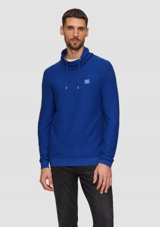 s.Oliver Strickpullover mit Schalkragen - ozeanblau s.Oliver Strickpullover mit Schalkragen - ozeanblau
