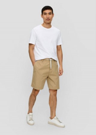 s.Oliver Chino-Shorts im Relaxed Fit mit Elastikbund - sandstein s.Oliver Chino-Shorts im Relaxed Fit mit Elastikbund - sandstein