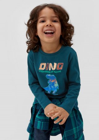s.Oliver Longsleeve mit Frontprint - petrol s.Oliver Longsleeve mit Frontprint - petrol