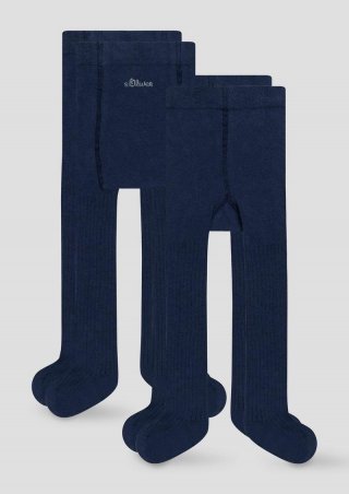 s.Oliver Strumpfhose im 2er-Set - tiefblau s.Oliver Strumpfhose im 2er-Set - tiefblau