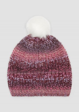 s.Oliver Strickmütze mit Fleece-Einsatz und Glitzergarn - pink s.Oliver Strickmütze mit Fleece-Einsatz und Glitzergarn - pink