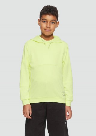 s.Oliver Kapuzen-Sweatshirt aus Baumwollmix mit Print-Details - hellgelb s.Oliver Kapuzen-Sweatshirt aus Baumwollmix mit Print-Details - hellgelb