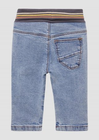 s.Oliver Jeans mit geringeltem Umschlagbund - blau s.Oliver Jeans mit geringeltem Umschlagbund - blau