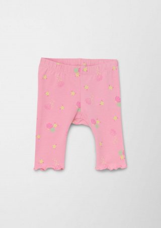 s.Oliver Capri-Leggins aus Baumwollstretch - rosa