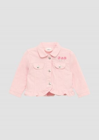 s.Oliver Jacke mit Knopfleiste und Rüschen - zartrosa s.Oliver Jacke mit Knopfleiste und Rüschen - zartrosa