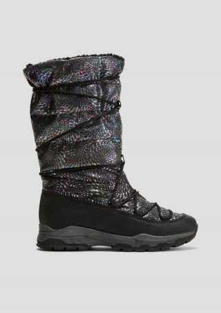 s.Oliver Tex-Stiefel in glänzender Optik - schwarz s.Oliver Tex-Stiefel in glänzender Optik - schwarz