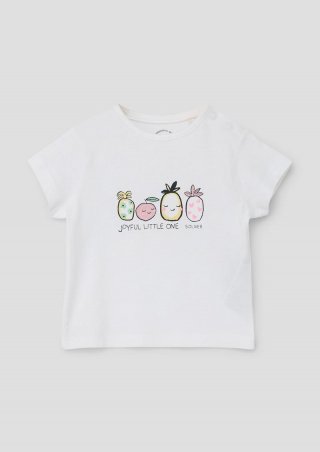 s.Oliver T-Shirt mit Frontprint - weiß s.Oliver T-Shirt mit Frontprint - weiß