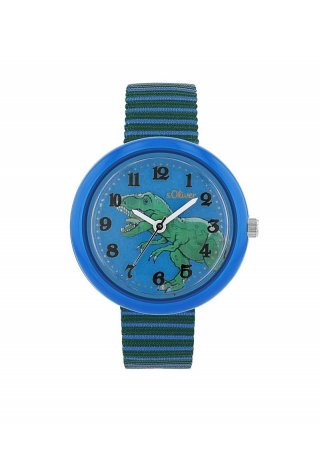 s.Oliver Armbanduhr mit Textilband - royalblau s.Oliver Armbanduhr mit Textilband - royalblau