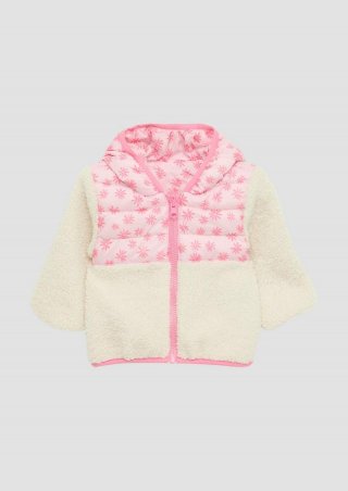 s.Oliver Leicht wattierte Wendejacke mit Steppung und Teddyplüsch - wollweiß s.Oliver Leicht wattierte Wendejacke mit Steppung und Teddyplüsch - wollweiß