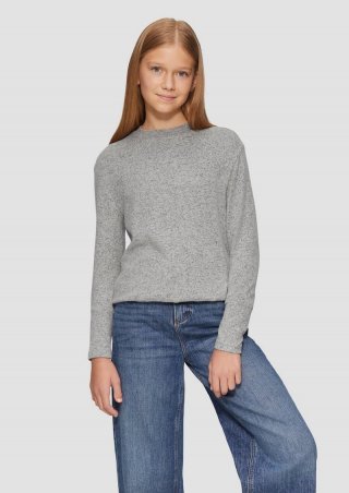 s.Oliver Weiches Longsleeve aus Viskosemix im O-Shape - graphit s.Oliver Weiches Longsleeve aus Viskosemix im O-Shape - graphit