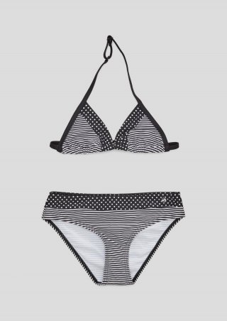 s.Oliver Neckholder-Bikini mit Mustermix - schwarz s.Oliver Neckholder-Bikini mit Mustermix - schwarz