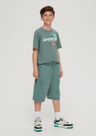 s.Oliver Bermuda in Garment dye - petrol s.Oliver Bermuda in Garment dye - petrol
