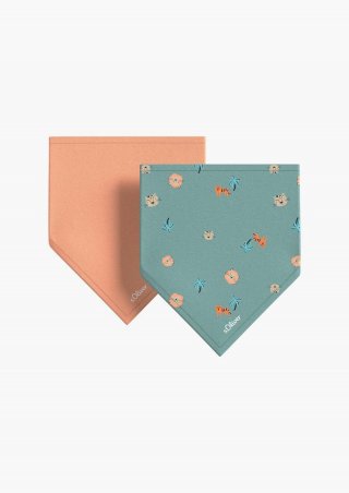 s.Oliver Doppelpack Baumwolltücher - mango s.Oliver Doppelpack Baumwolltücher - mango
