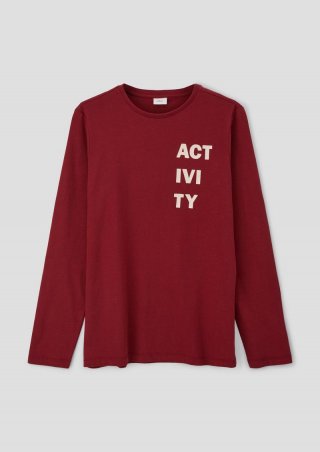 s.Oliver Longsleeve mit Schriftprint - rubinrot s.Oliver Longsleeve mit Schriftprint - rubinrot
