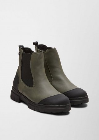 s.Oliver Stiefeletten mit Teddyfutter - olivgrün s.Oliver Stiefeletten mit Teddyfutter - olivgrün