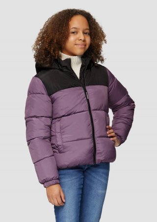 s.Oliver Steppjacke mit Fleecefutter und abnehmbarer Kapuze - flieder s.Oliver Steppjacke mit Fleecefutter und abnehmbarer Kapuze - flieder