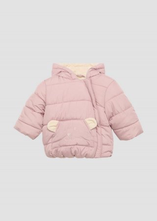 s.Oliver Wattierte Jacke mit Fleece-Futter und Bären-Motiv - zartrosa s.Oliver Wattierte Jacke mit Fleece-Futter und Bären-Motiv - zartrosa