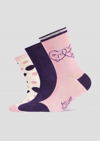 s.Oliver 3er-Pack Socken - rosa s.Oliver 3er-Pack Socken - rosa