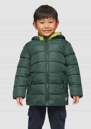 s.Oliver Steppjacke mit Kontraststreifen und Fleecefutter - petrol s.Oliver Steppjacke mit Kontraststreifen und Fleecefutter - petrol