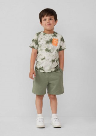 s.Oliver Jersey-Bermuda im Loose Fit - olivgrün